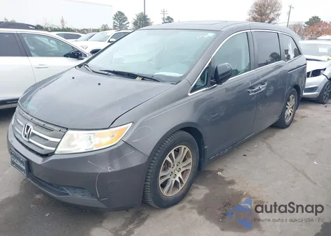 2013 Honda Odyssey Ex-L из США, поврежденный, VIN 5FNRL5H66DB002024